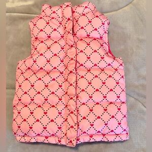 Faded Glory Kids Reversible Pink Puffer Vest